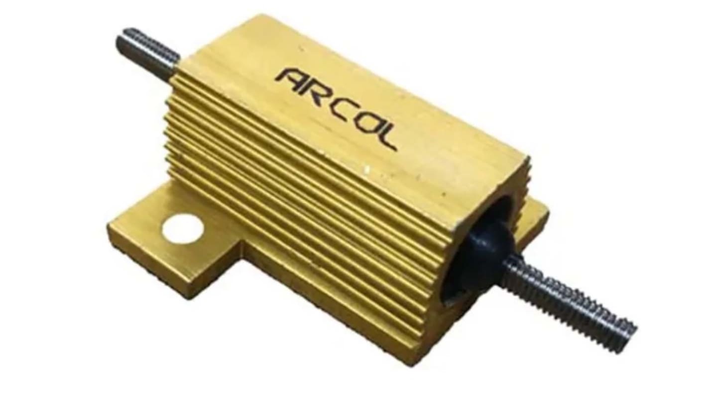 Arcol シャーシ取り付け抵抗器,50W,100Ω,±1%