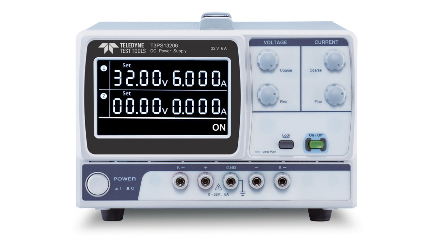 Zasilacz laboratoryjny 0 → 32V 0 → 6A Teledyne LeCroy 192W Zasilacz regulowany