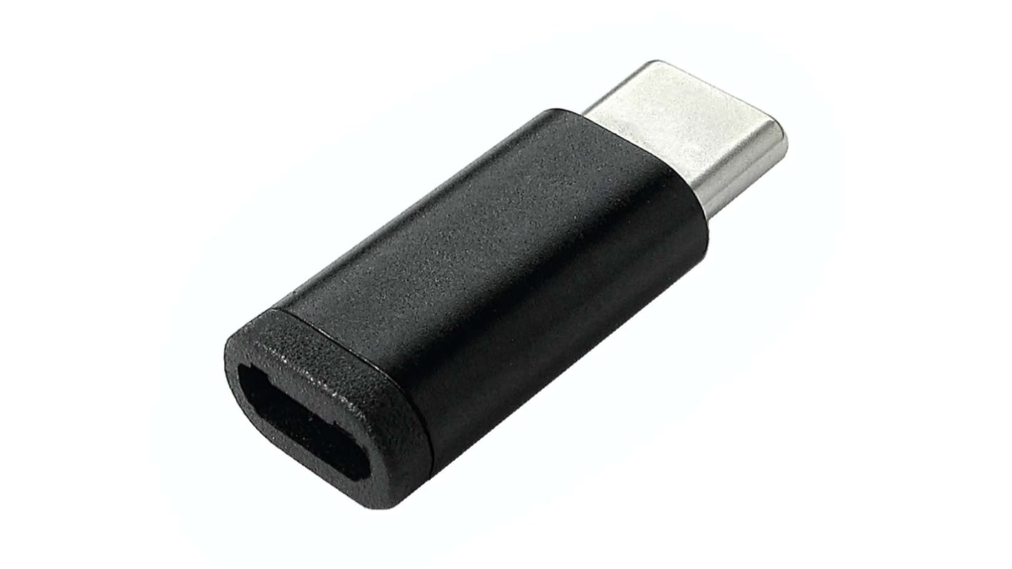 RS PRO USB C Male to USB Micro Female Adapter