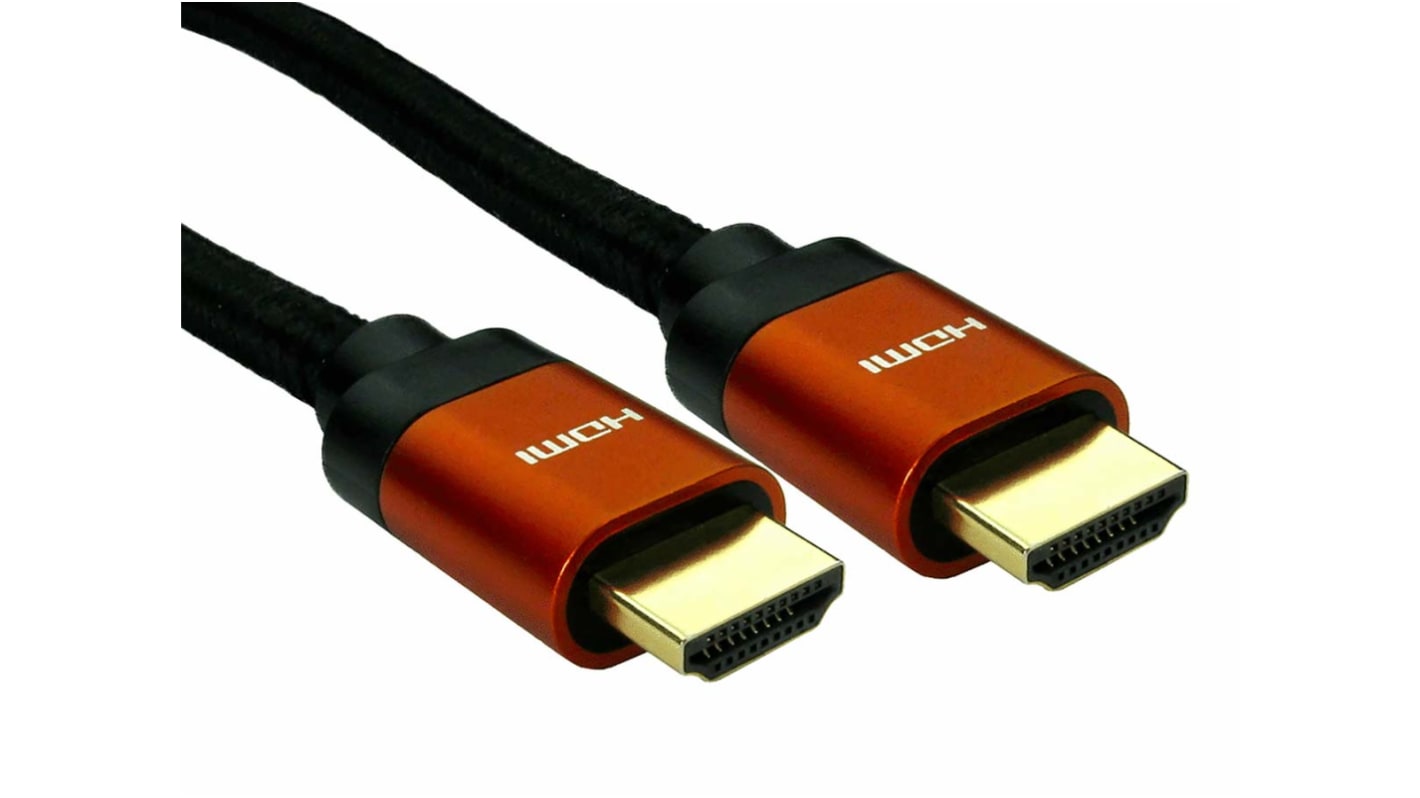 Cable HDMI RS PRO, con. A: HDMI Macho, con. B: HDMI Macho, long. 50cm