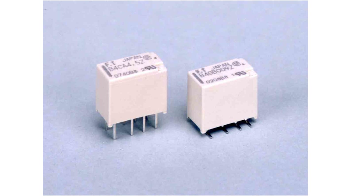 Fujitsu Through Hole Signal Relay, 24V dc Coil, 2A Switching Current, DPDT