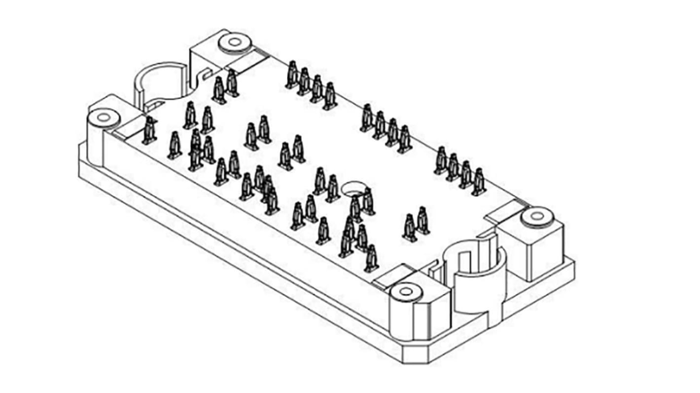 Módulo IGBT, NXH40T120L3Q1PGOS, N-Canal, 1.200 V, Q13-TNPC, 44-Pines