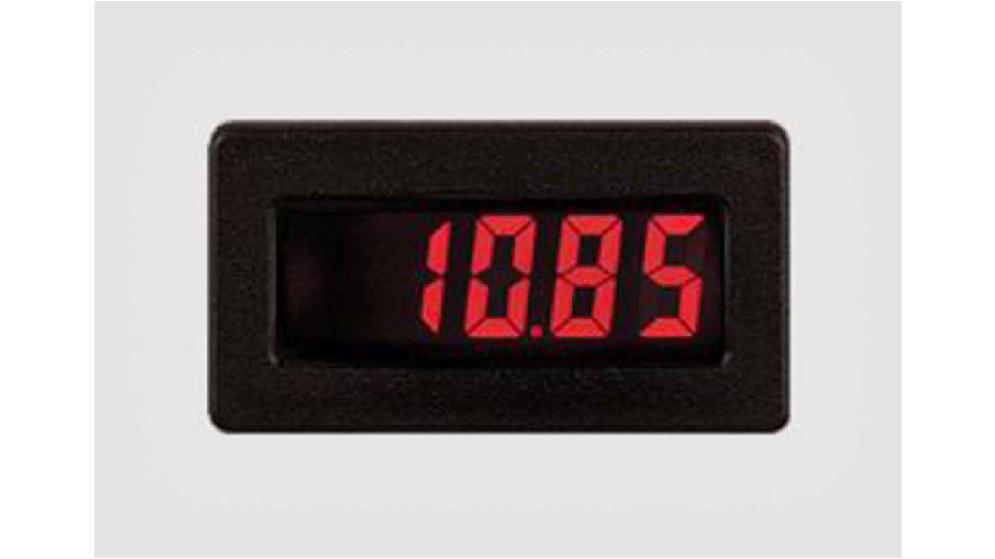Red Lion CUB4CL Digital Panel Ammeter DC, 33mm x 68mm