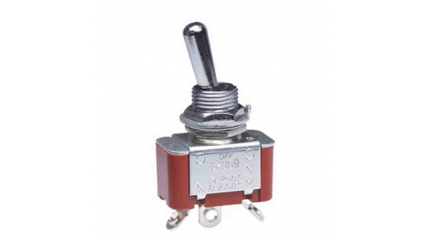 S309 NKK Switches Toggle Switch, Panel Mount, OnOff(On), SPDT