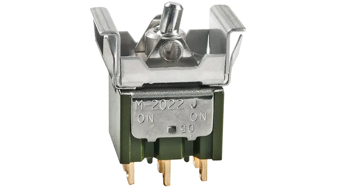 NKK Switches DPDT, On-On Rocker Switch Panel Mount