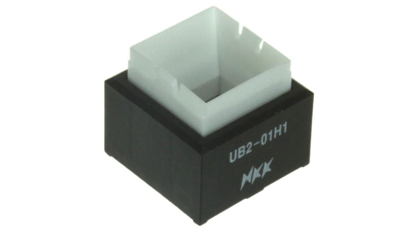 NKK Switches UB2 Series Illuminated Push Button Switch, Amber LED, 2V, IP40