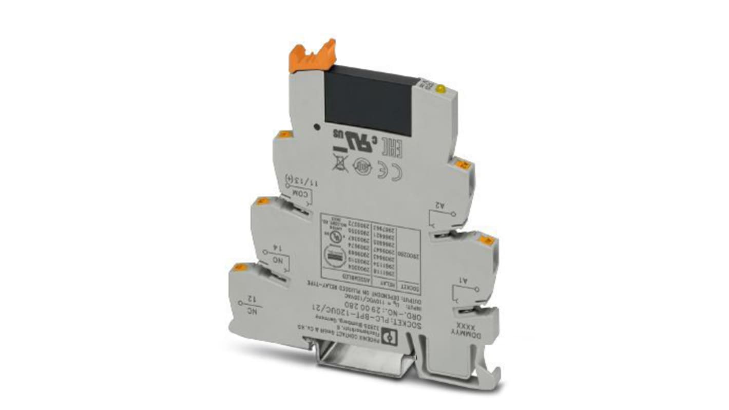 Module à relais statique Phoenix Contact PLC-OPT-120UC, Rail DIN