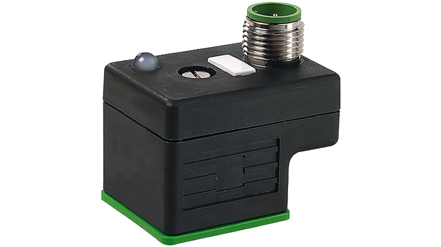 Murrelektronik Limited 3P DIN 43650 A, Female DIN 43650 Solenoid Connector,  with Indicator Light, 24 V Voltage