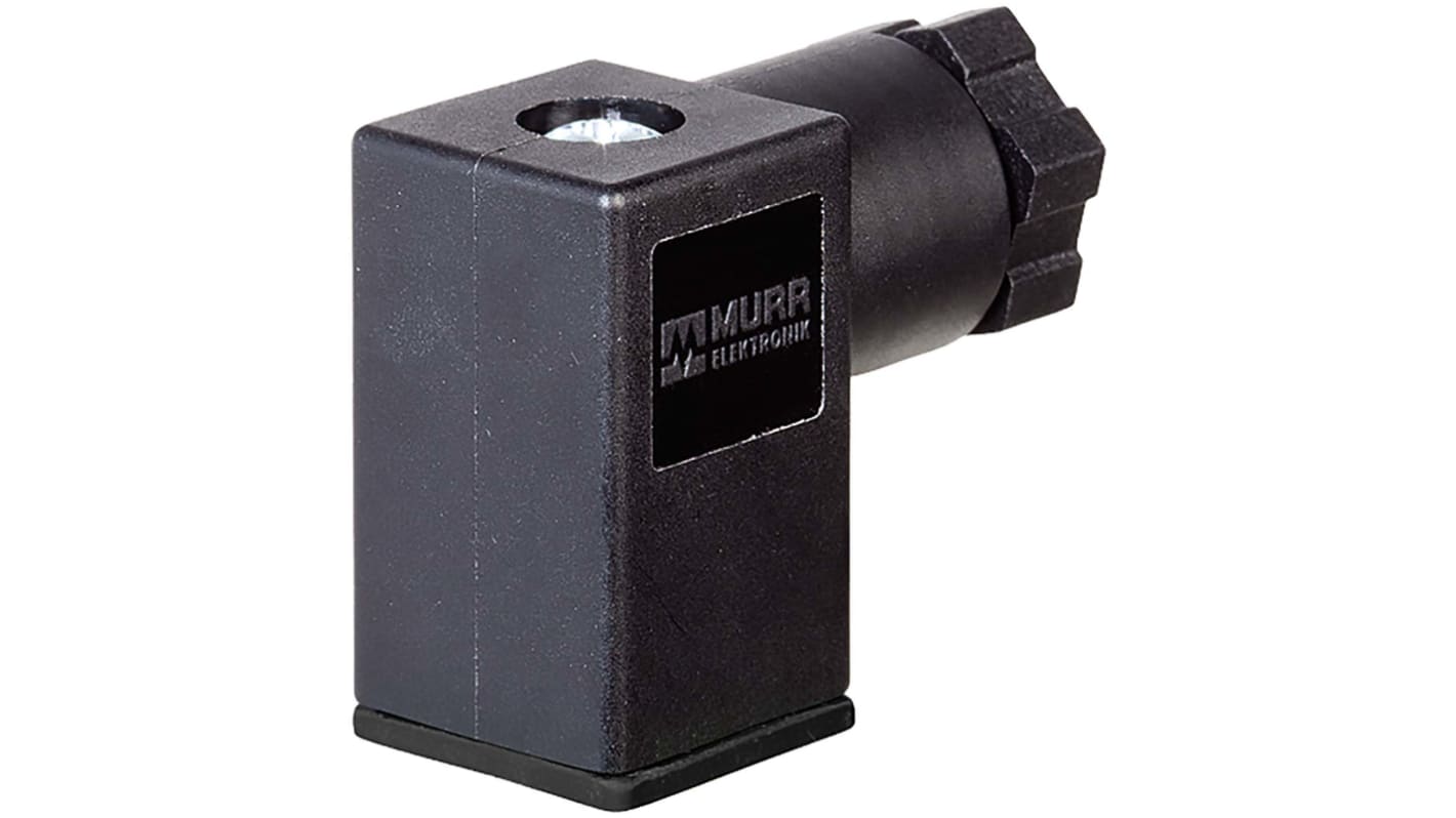 Murrelektronik Limited 2P+E DIN 43650 C, Female DIN 43650 Solenoid Connector, 250 V ca/cc Voltage