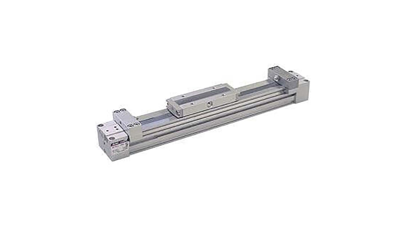 SMC Double Acting Rodless Pneumatic Cylinder 550mm Stroke, 20mm Bore