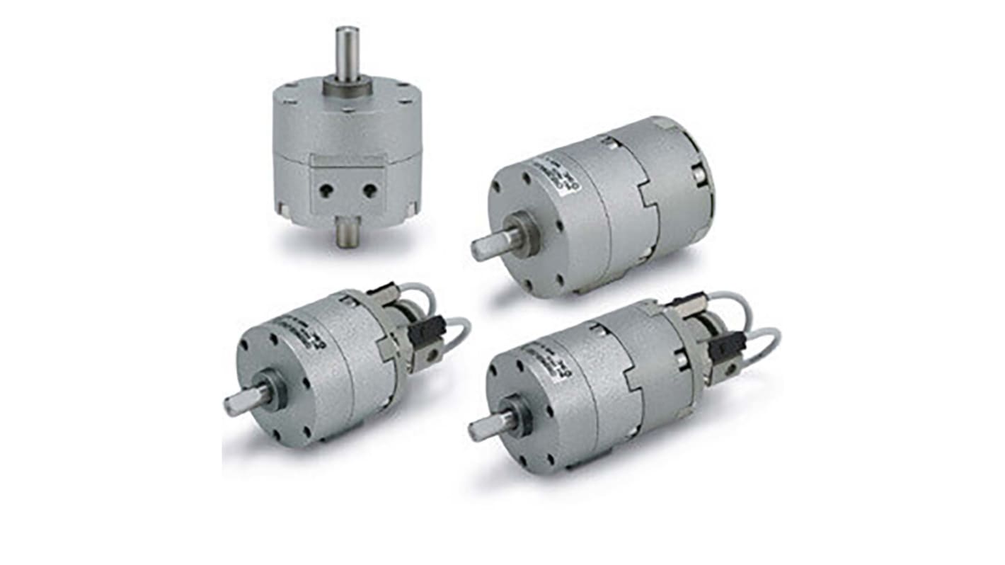 SMC CRB2 Series 0.7 MPa Double Action Pneumatic Rotary Actuator, 270° Rotary Angle, 15mm Bore