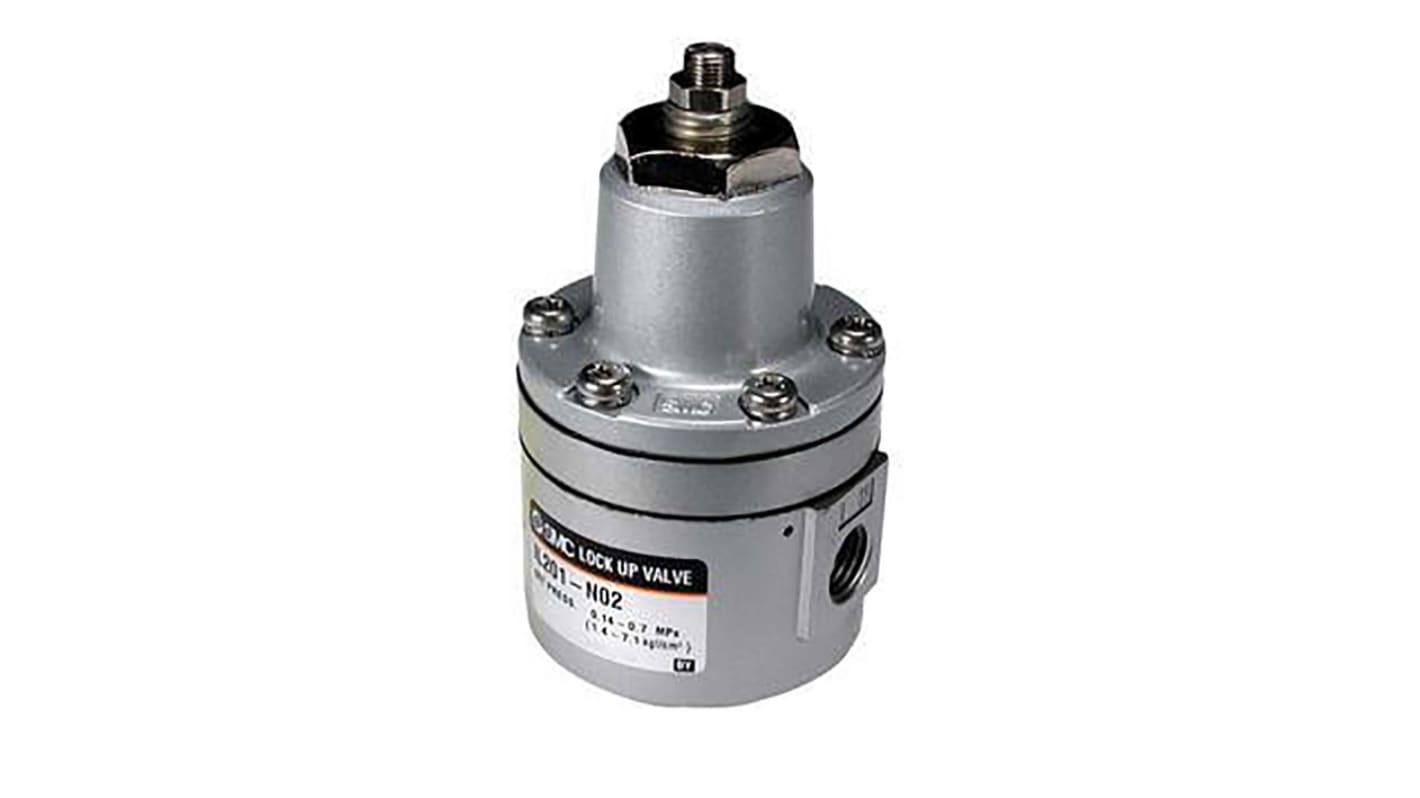 Regulador de impulso neumático SMC EIL201-F02-L, G 1/4