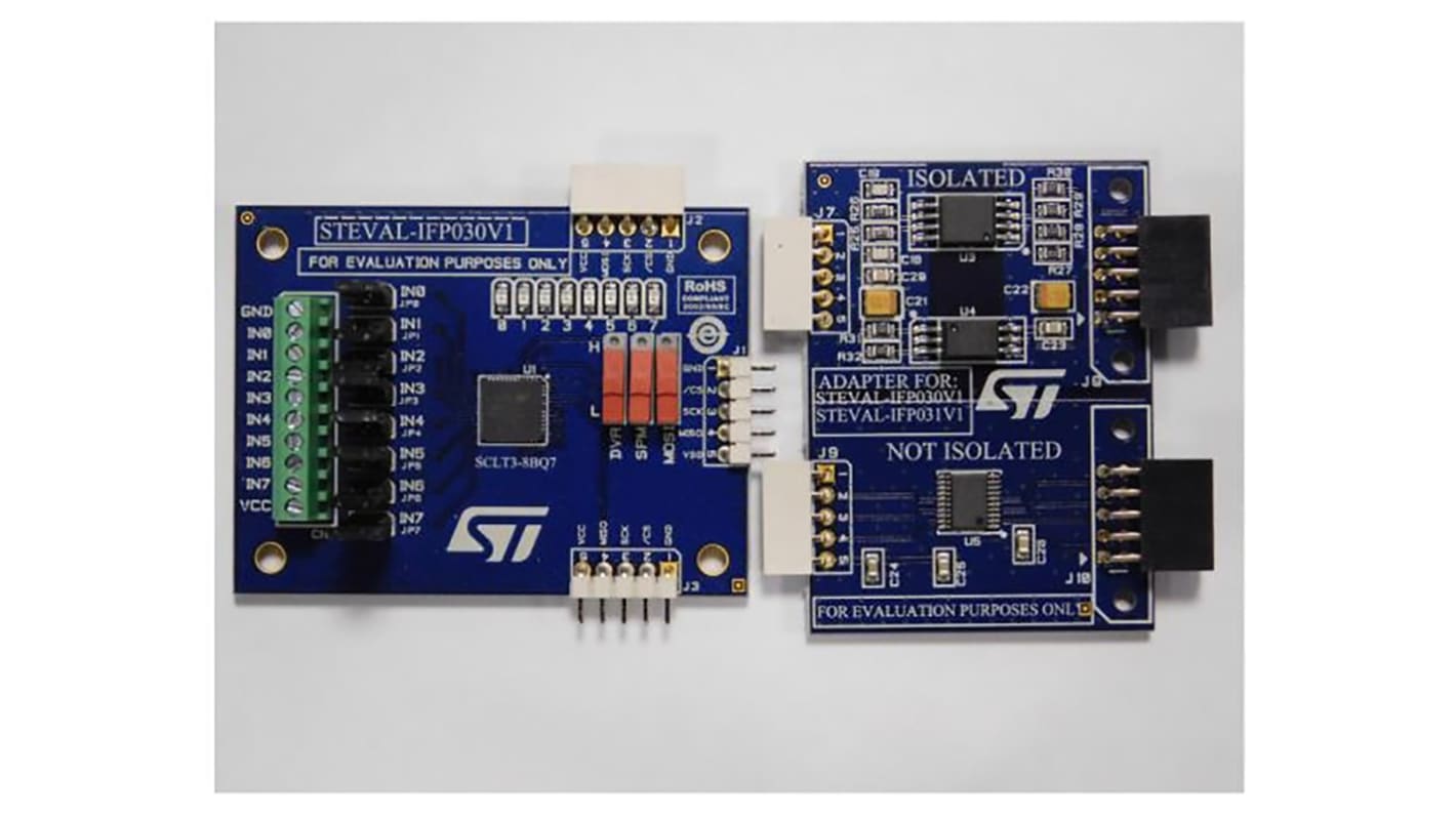 STMicroelectronics STEVAL-IFP030V1 SCLT3-8BQ7 Interface-udviklingssæt Programmerbare logikkontrollere Evalueringskort