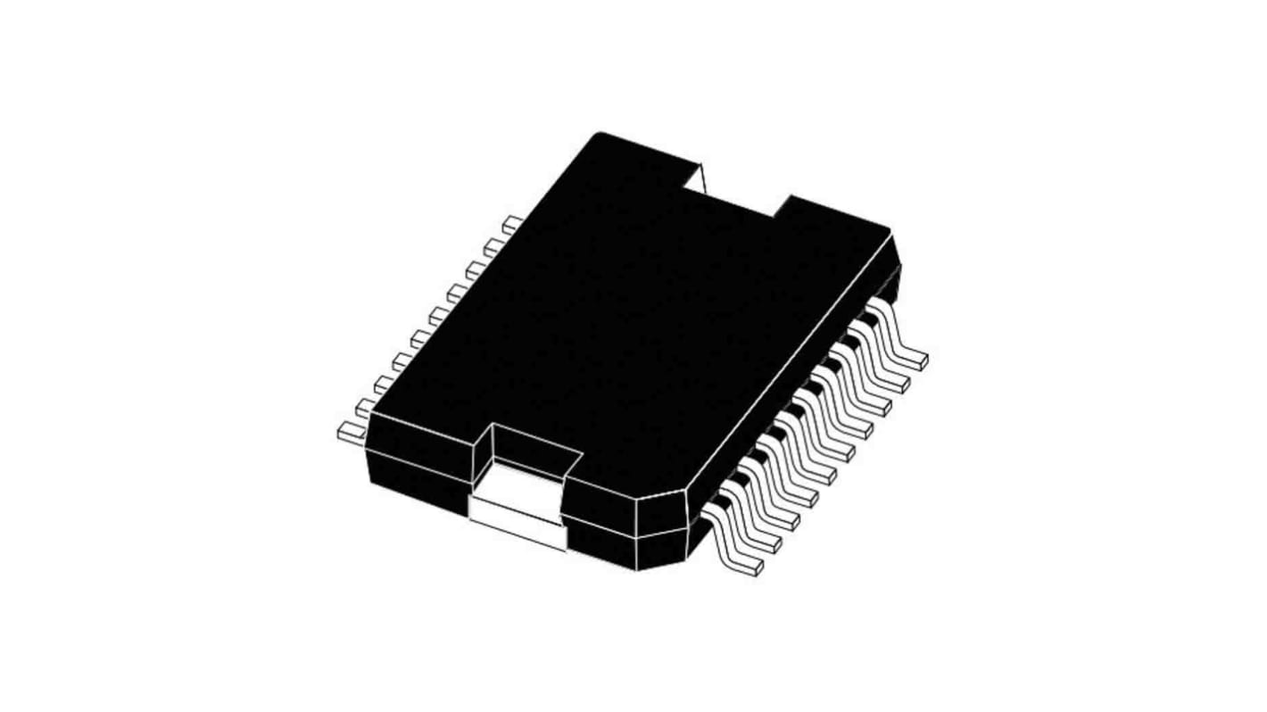 STMicroelectronics 3-Phasen-AC-Motortreiber 3-phasig L6234PD013TR, 150 (Maximum)kHz, PowerSO, 20-Pin, 4A, 42 V, BLDC