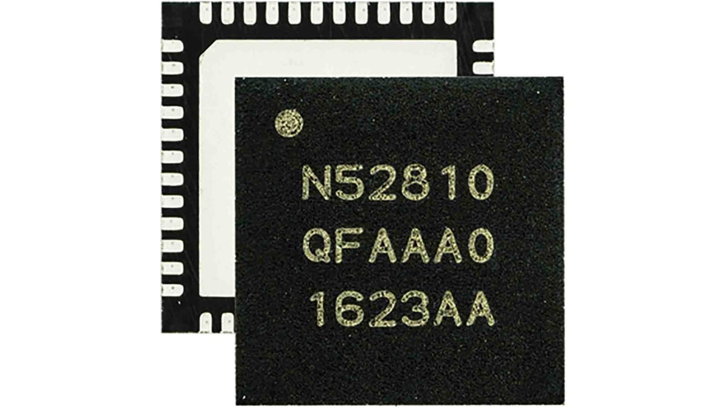 Čip SoC (System-On-Chip) nRF52810-QFAA-R7 Mikrokontrolér, počet kolíků: 48, QFN