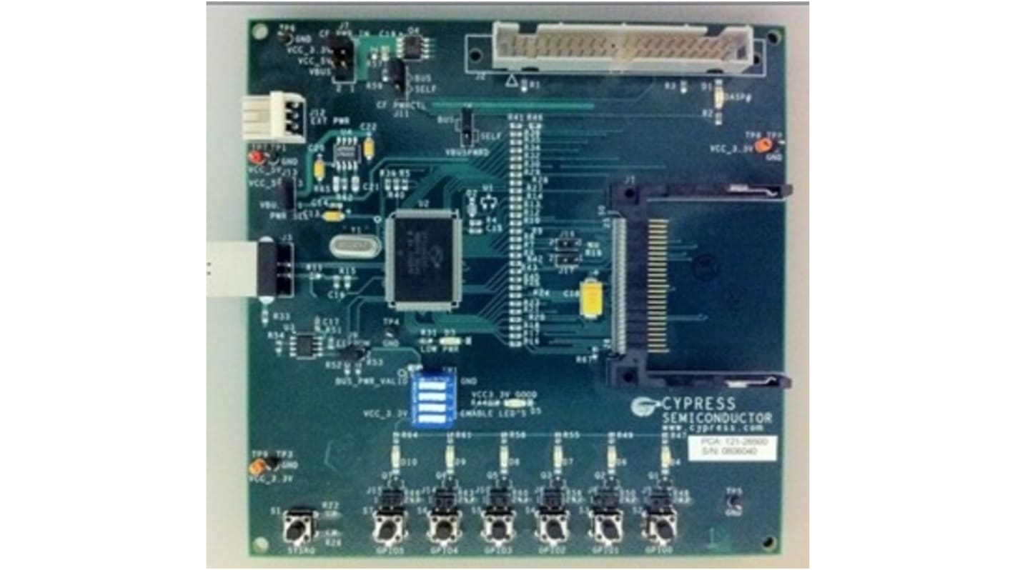 Kommunikáció és vezeték nélküli fejlesztőeszköz, CY4615B, EZ-USB AT2LP, Saját Táplálású Vagy Busz Alapú Alkalmazások,