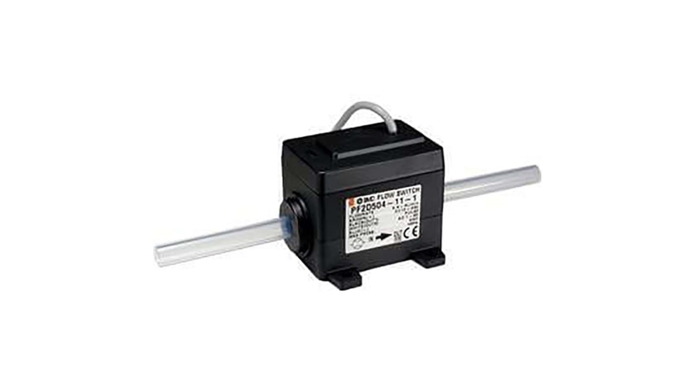 Interruptor de flujo SMC PF2D, 0,4 l/min → 4 l/min, 1MPa, 12 24 V dc