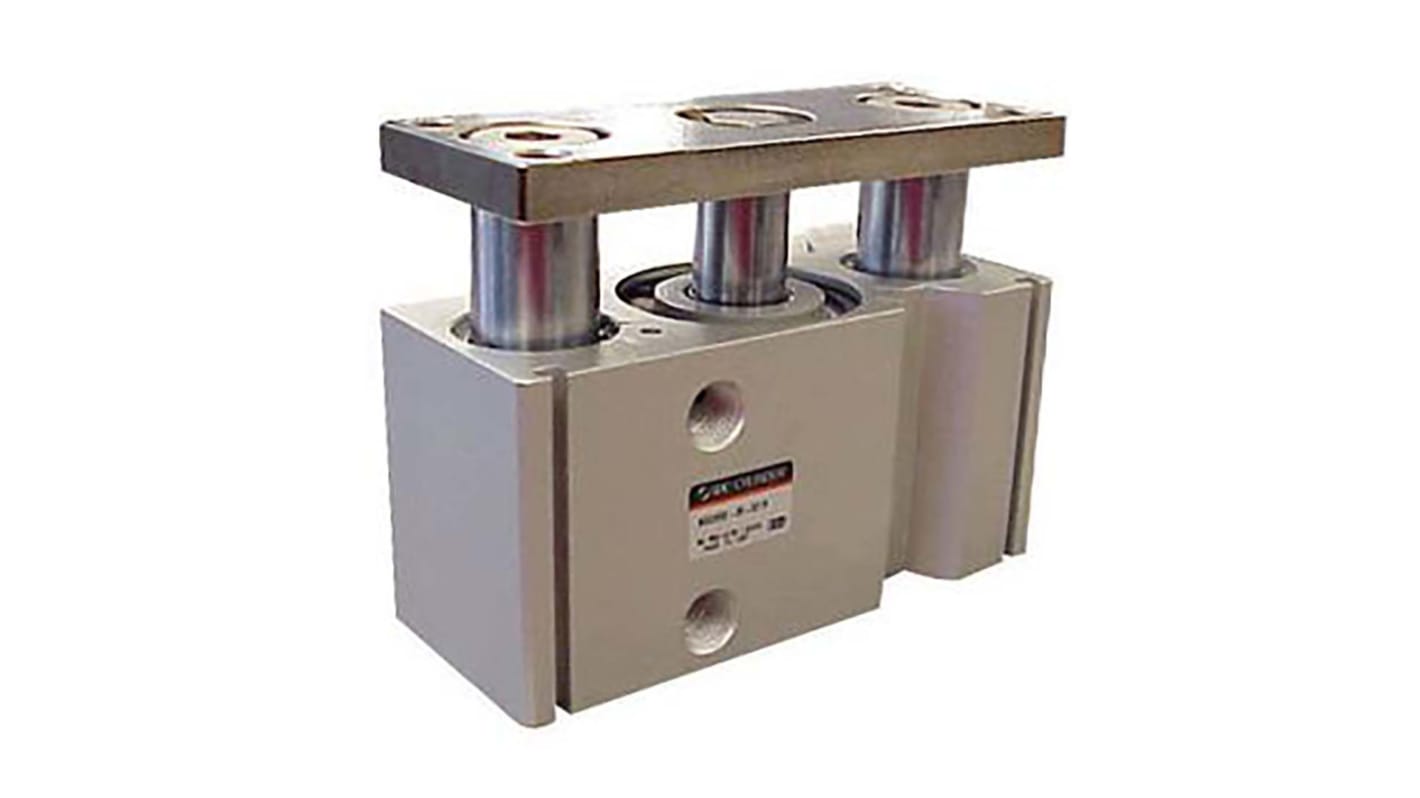 SMC Pneumatic Guided Cylinder - 25mm Bore, 50mm Stroke, MGQ Series, Double Acting