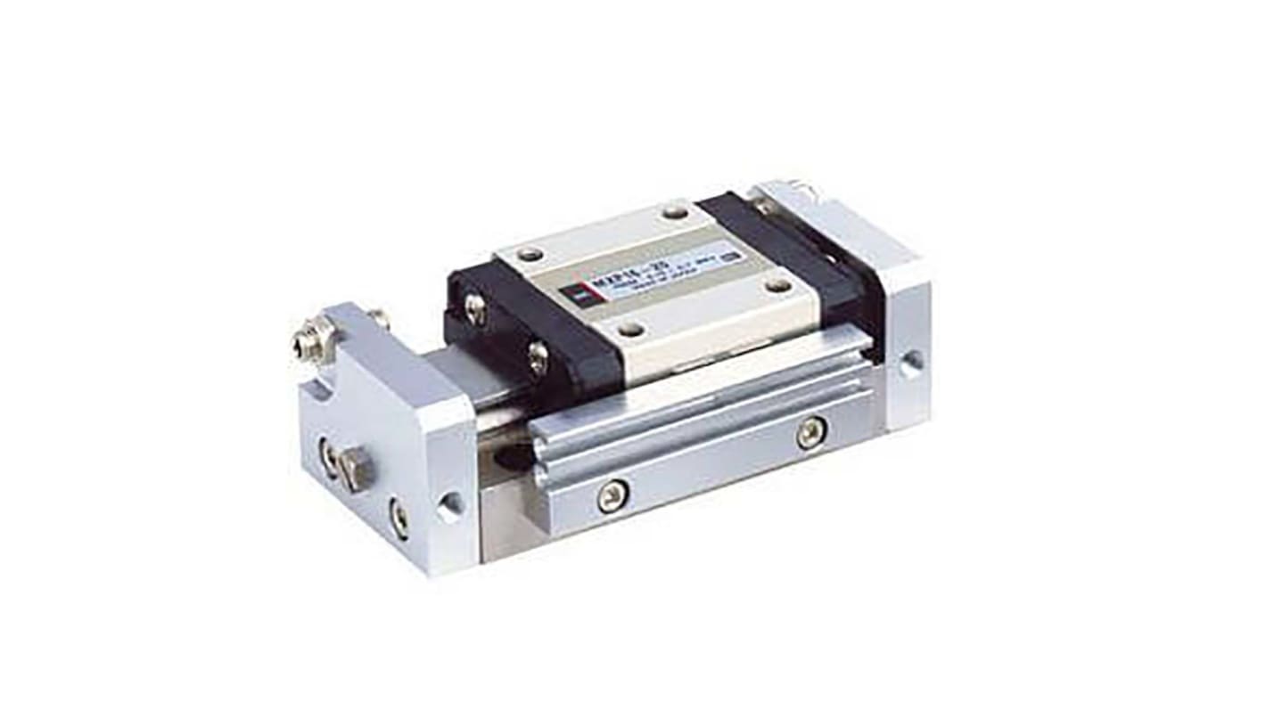 SMC Pneumatic Guided Cylinder - 10mm Bore, 20mm Stroke, MXP Series, Double Acting