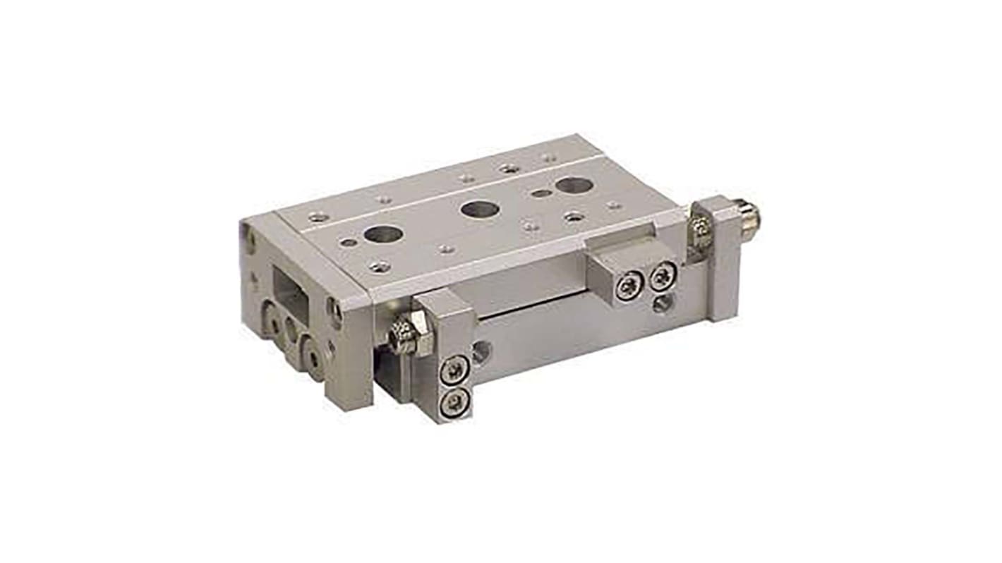 SMC Pneumatic Guided Cylinder - 6mm Bore, 10mm Stroke, MXSL Series, Double Acting