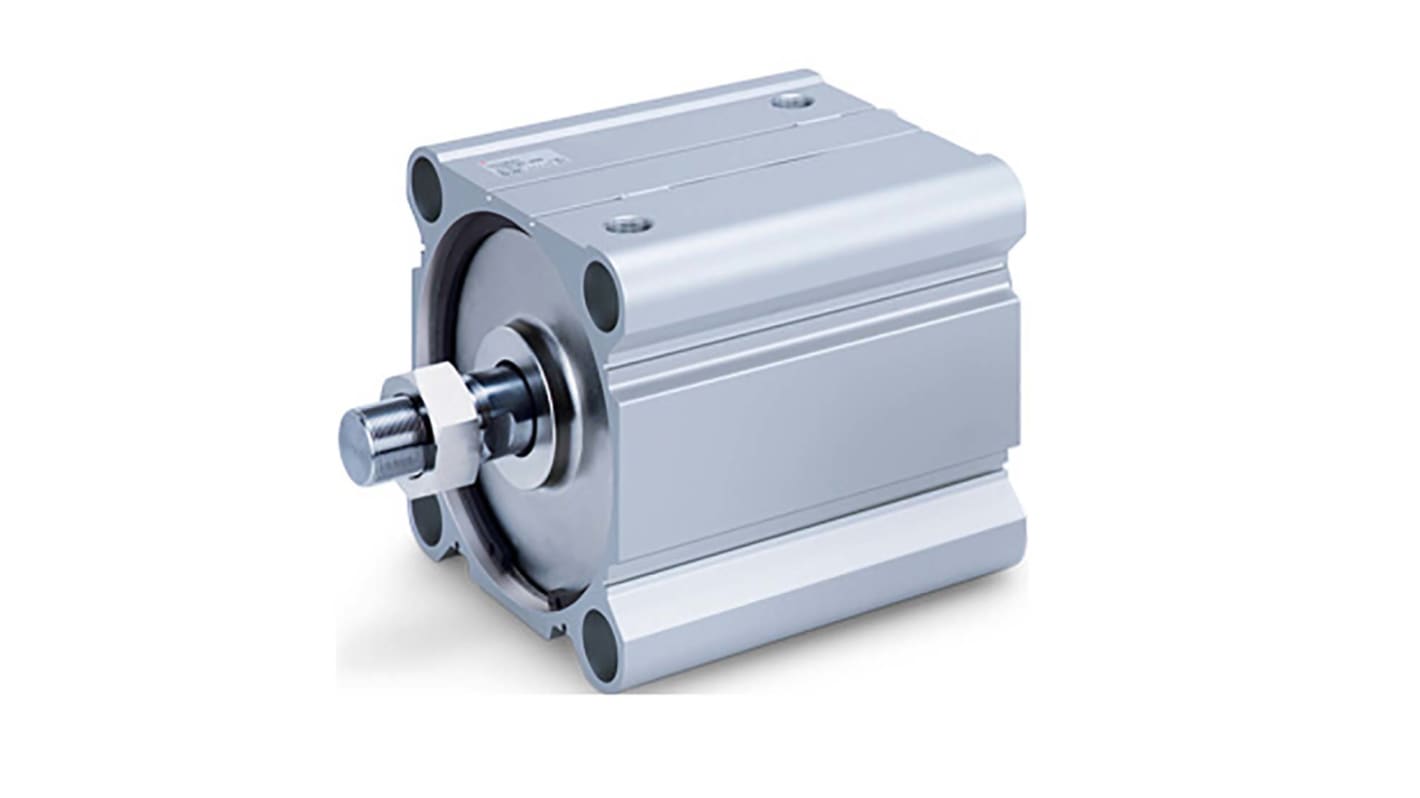 SMC Pneumatic Compact Cylinder - 160mm Bore, 100mm Stroke, CQ2 Series, Double Acting