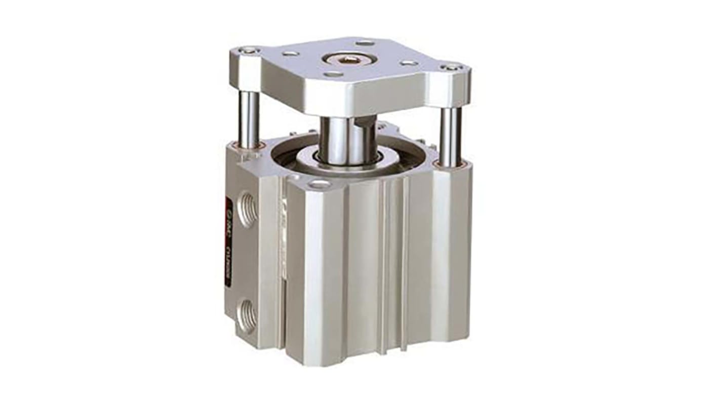 SMC Pneumatic Compact Cylinder - 32mm Bore, 75mm Stroke, CQM Series, Double Acting