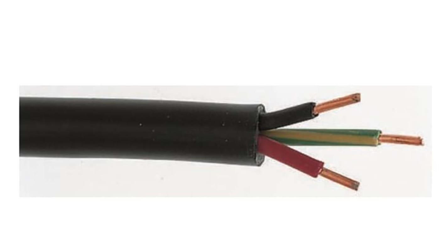 RS PRO 3 Core Power Cable, 2.5 mm² | RS