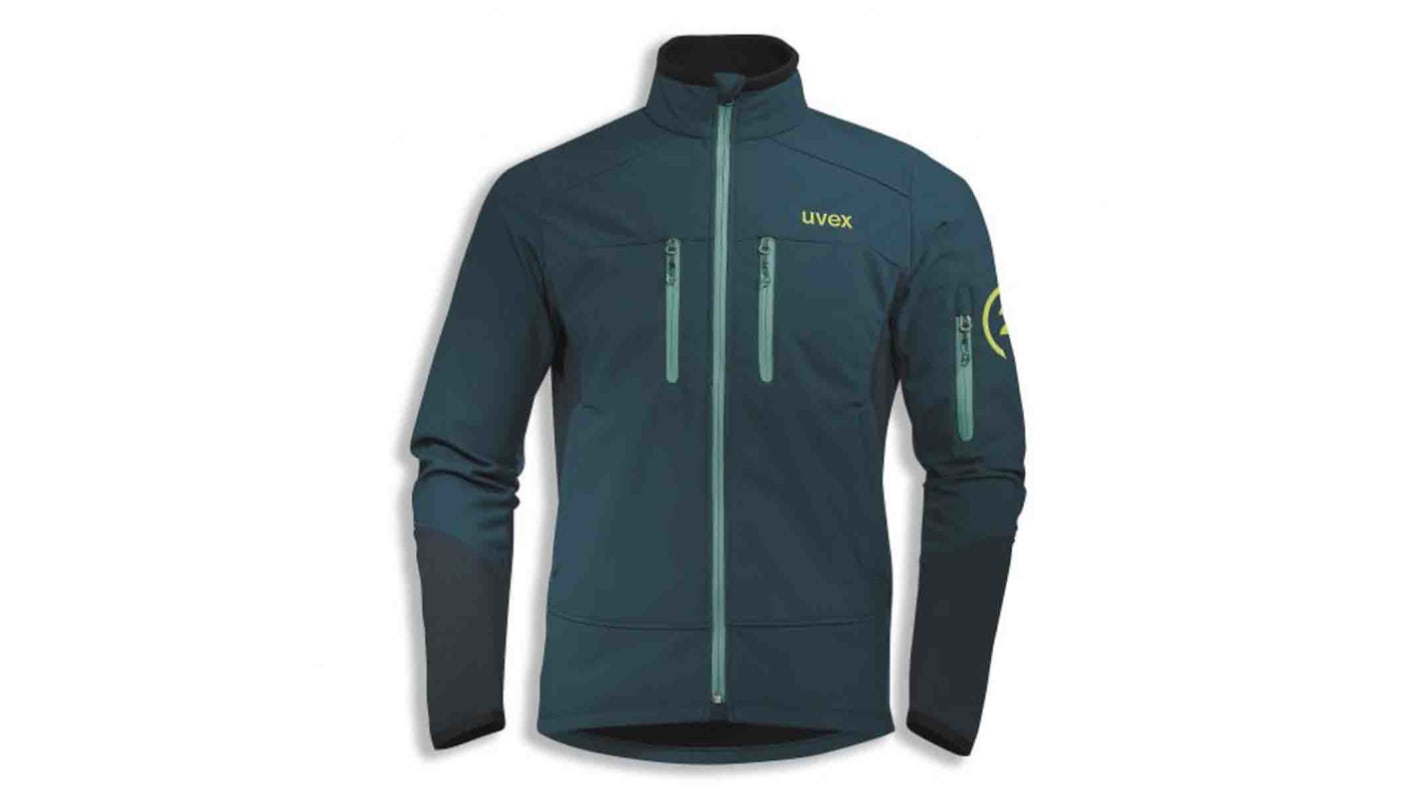 Uvex Collection 26 Unisex Softshell Jacke Atmungsaktiv Elastan, Polyester Blau, Größe XXL