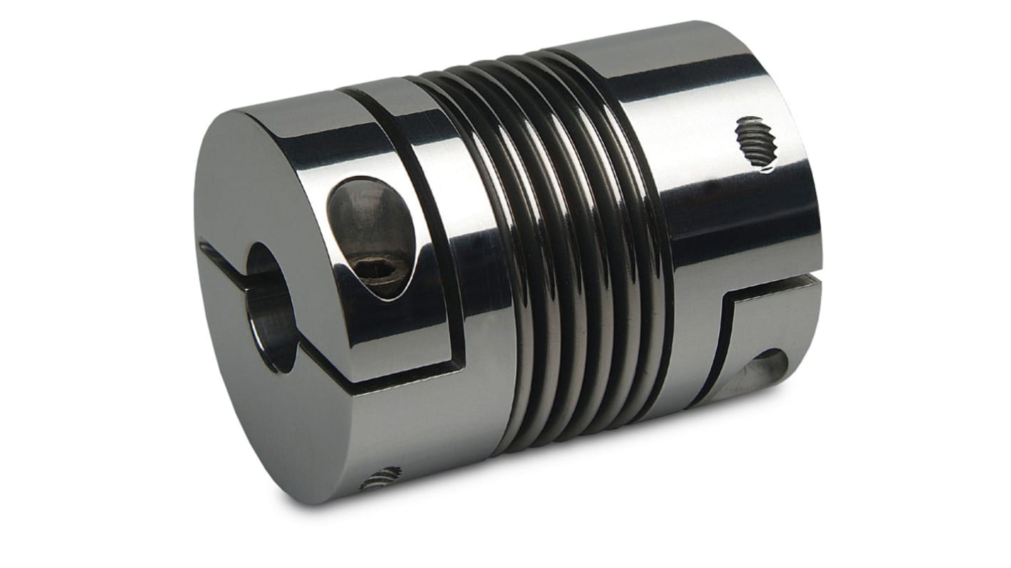 Huco Bellows Coupling, 82mm Outside Diameter, 38mm Bore, 102mm Length Coupler