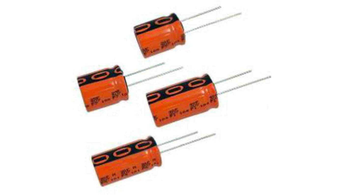 Supercondensatore AEC-Q200 Vishay 20F -20 → +50% 3V cc, ESR 28mΩ, Su foro