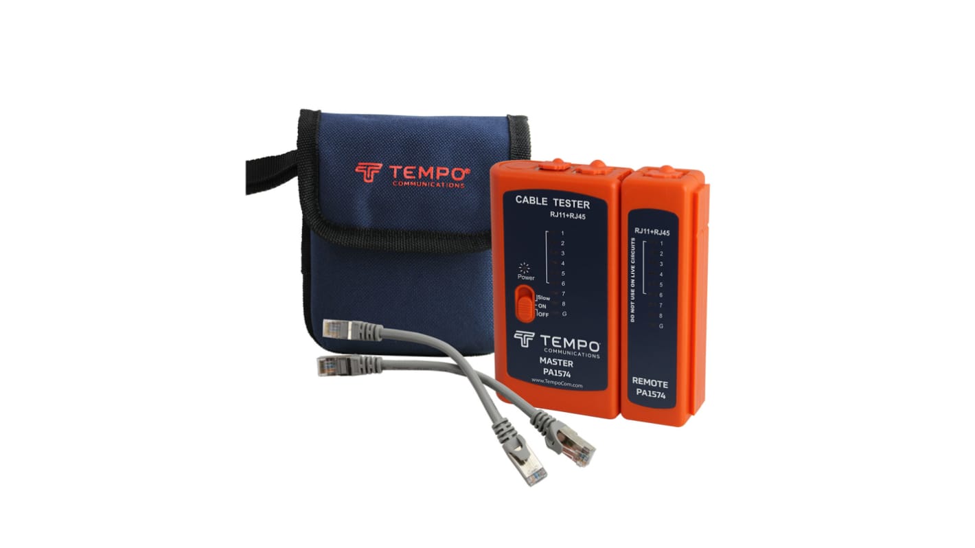 Comprobador de cables de red Tempo, PA1574, Comprobador de Red, PA1574