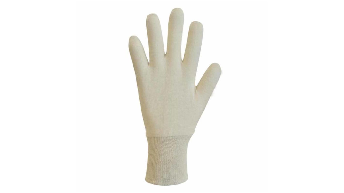 Guantes de Polialgodón Blanco Polyco Healthline, talla 8, M