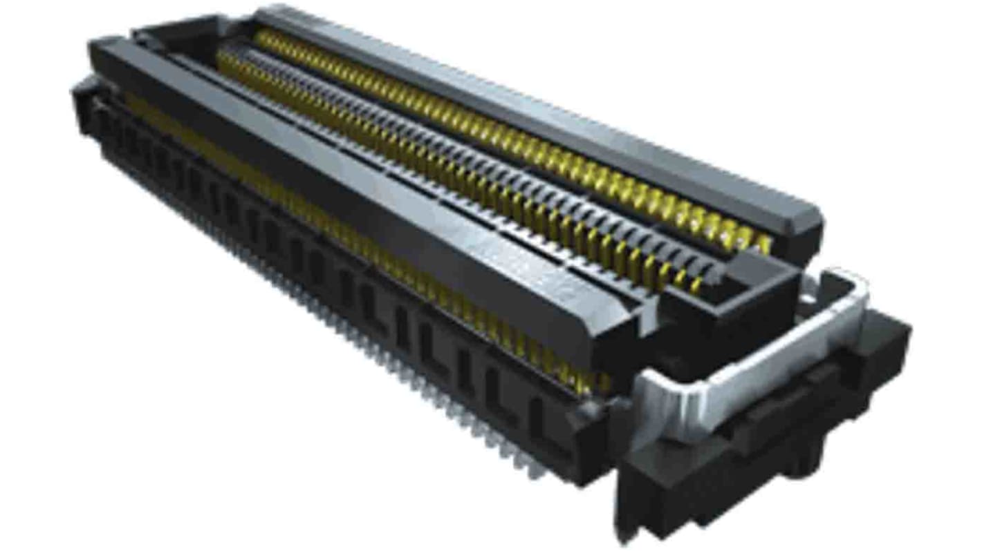 Samtec FS5 Series Vertical Through Hole Mount PCB Socket, 30-Contact, 2-Row, 0.5mm Pitch, Solder Termination