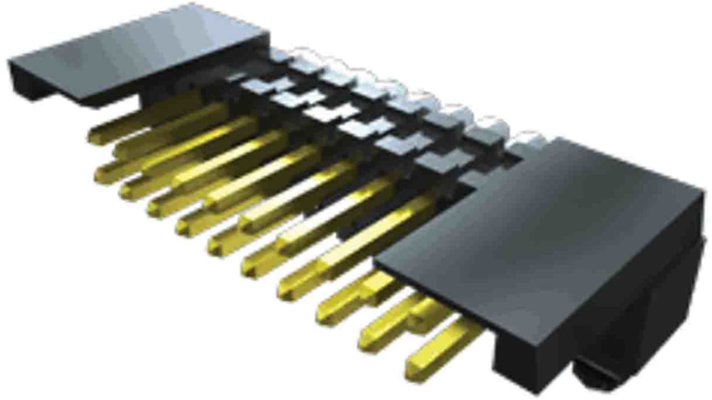 Conector macho para PCB Samtec serie FSH de 20 vías, 2 filas, paso 1.27mm