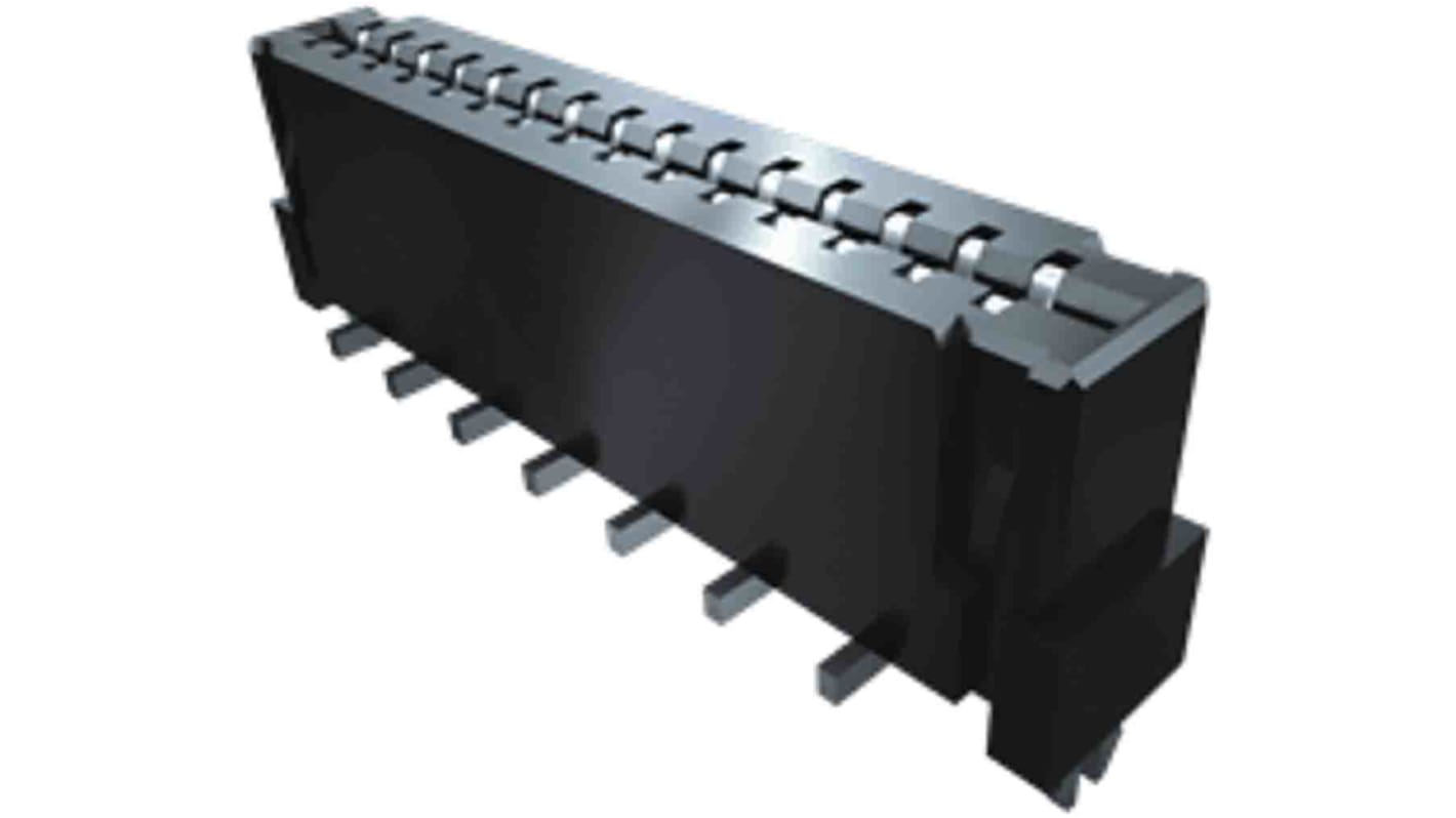 Samtec FC1 Series Straight Surface Mount PCB Socket, 15-Contact, 1-Row, 1mm Pitch, Solder Termination