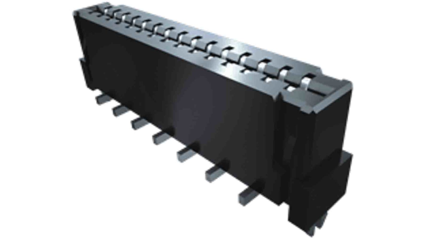 Conector hembra para PCB Samtec serie FC1, de 10 vías en 1 fila, paso 1mm, Montaje Superficial, para soldar