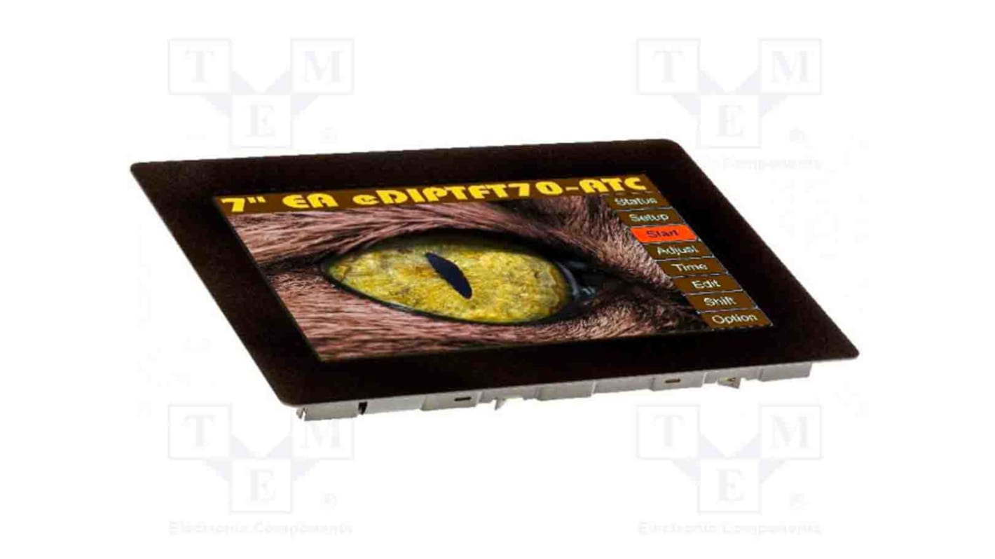 Display Visions EA EVALeDIPTFT70C, Embedded Graphic display 7in TFT Evaluation Board for TFT Displays eDIP-Series