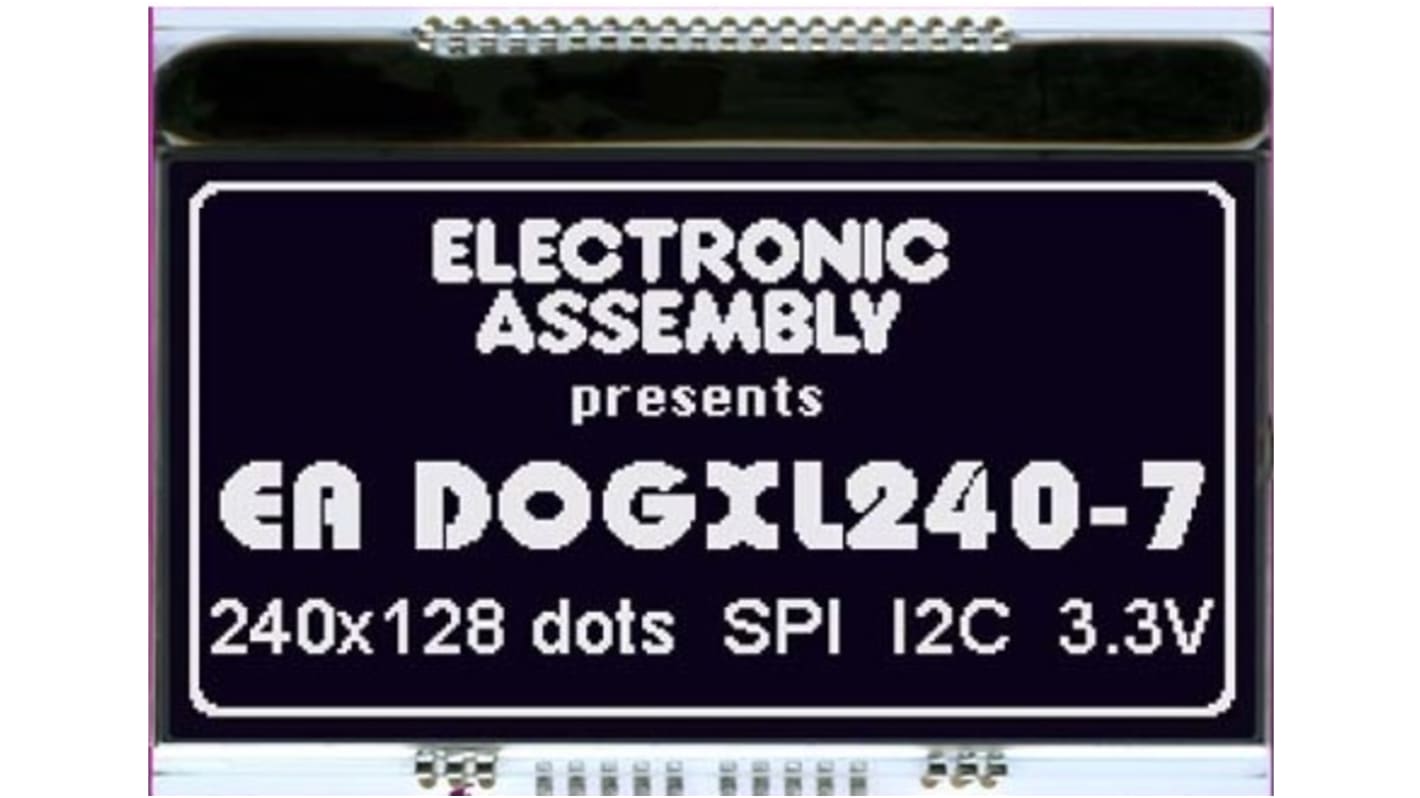 Display monocromo LCD Display Visions EA DOG de 240 filas x 64 caract.