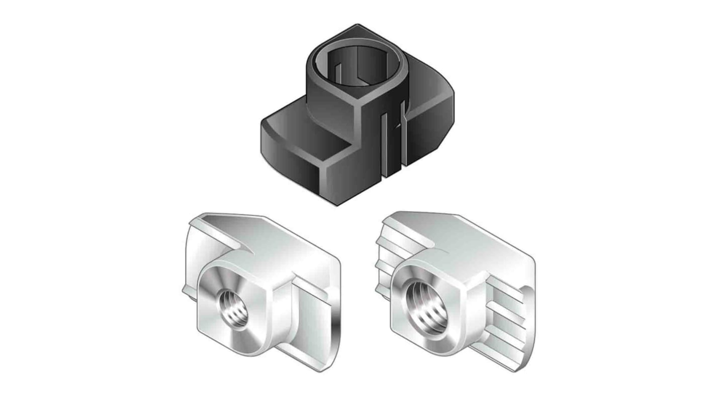 Bosch Rexroth Verbindungskomponente, Nutenstein, Befestigungs- und Anschlusselement für 10mm, M4 passend für 40 mm, 45
