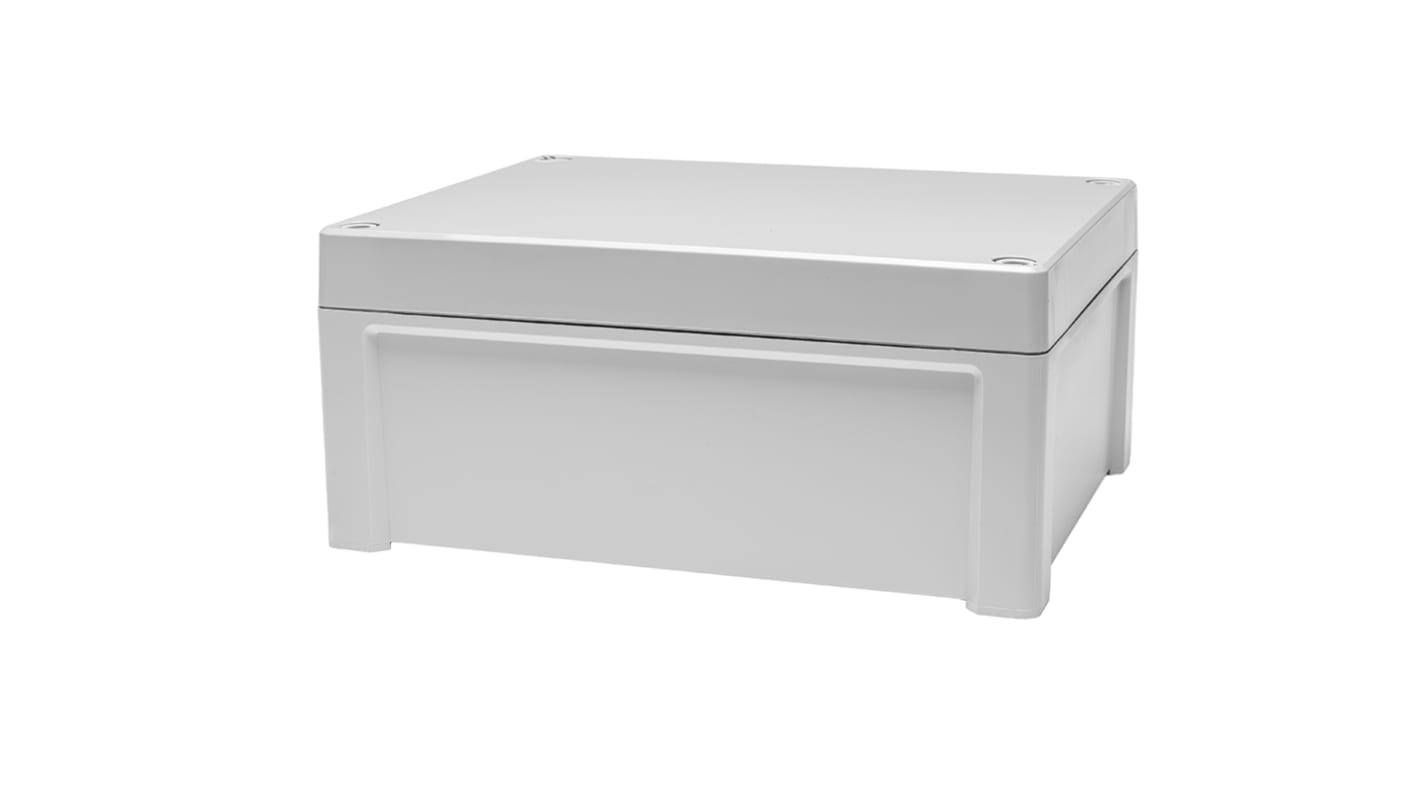 Caja de uso general RS PRO de Policarbonato Gris, 240 x 191 x 107mm, IP65