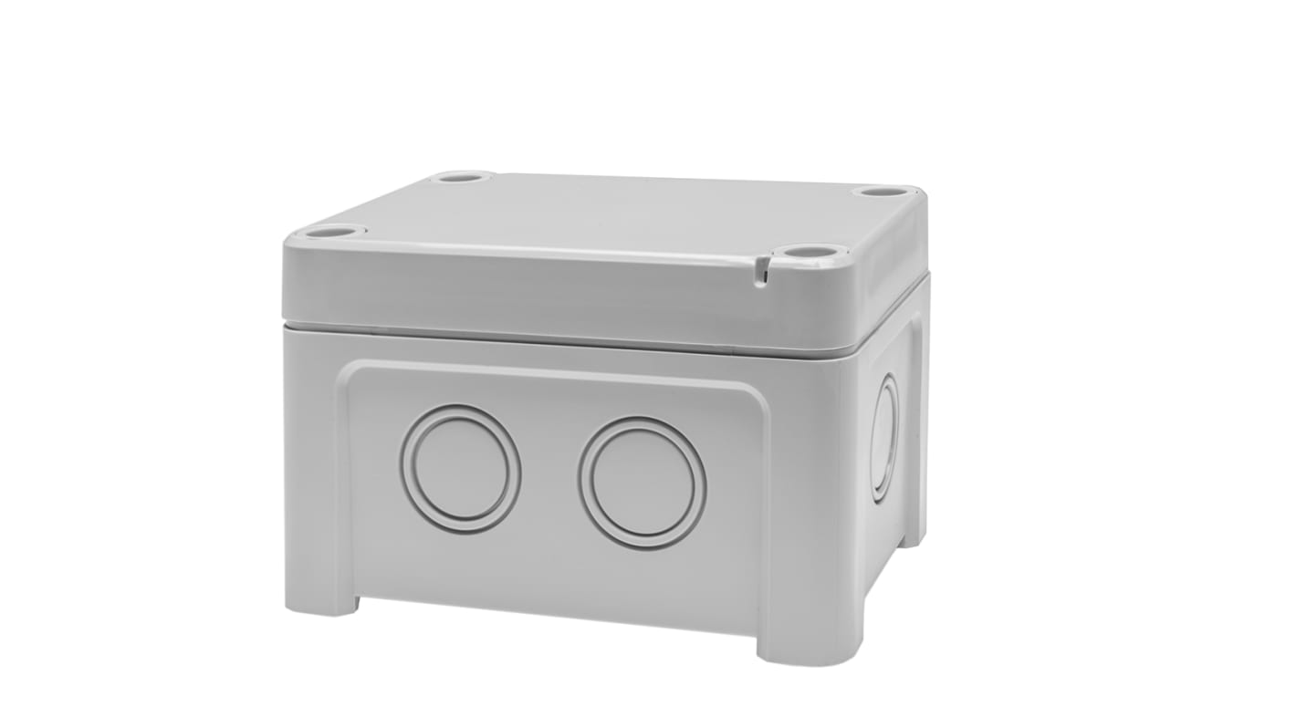 Caja de uso general RS PRO de Policarbonato Gris, 95 x 65 x 60mm, IP65