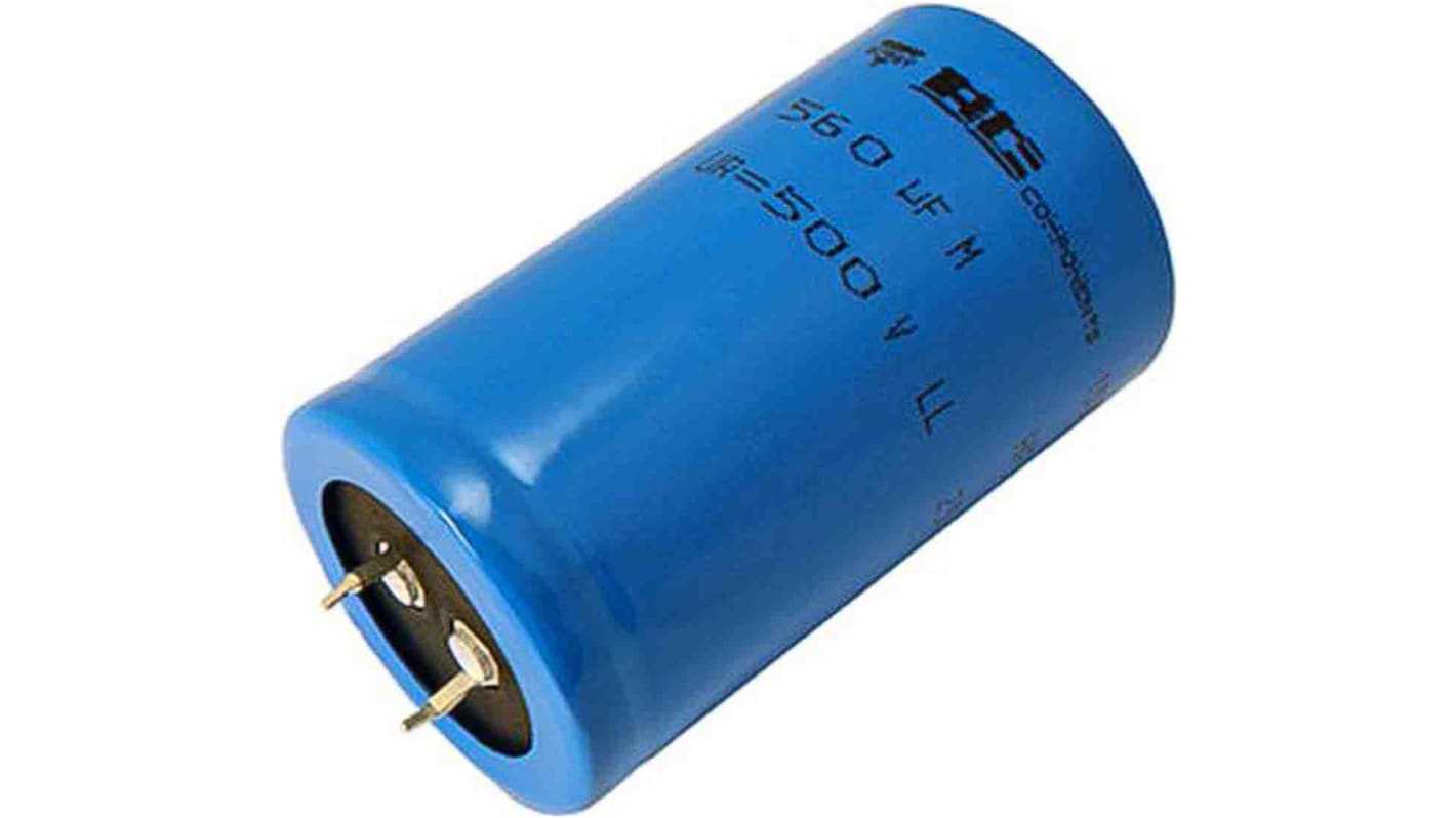 Vishay Snap-In Aluminium-Elektrolyt Kondensator 330μF / 200V dc, Ø 22mm x 25mm, +85°C