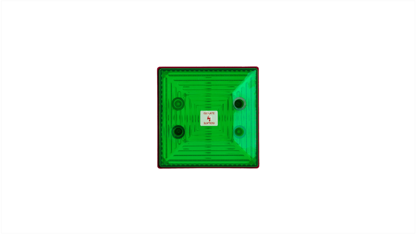 Indicador luminoso Clifford & Snell serie FD40, efecto Intermitente, LED, Verde, alim. 24 V dc