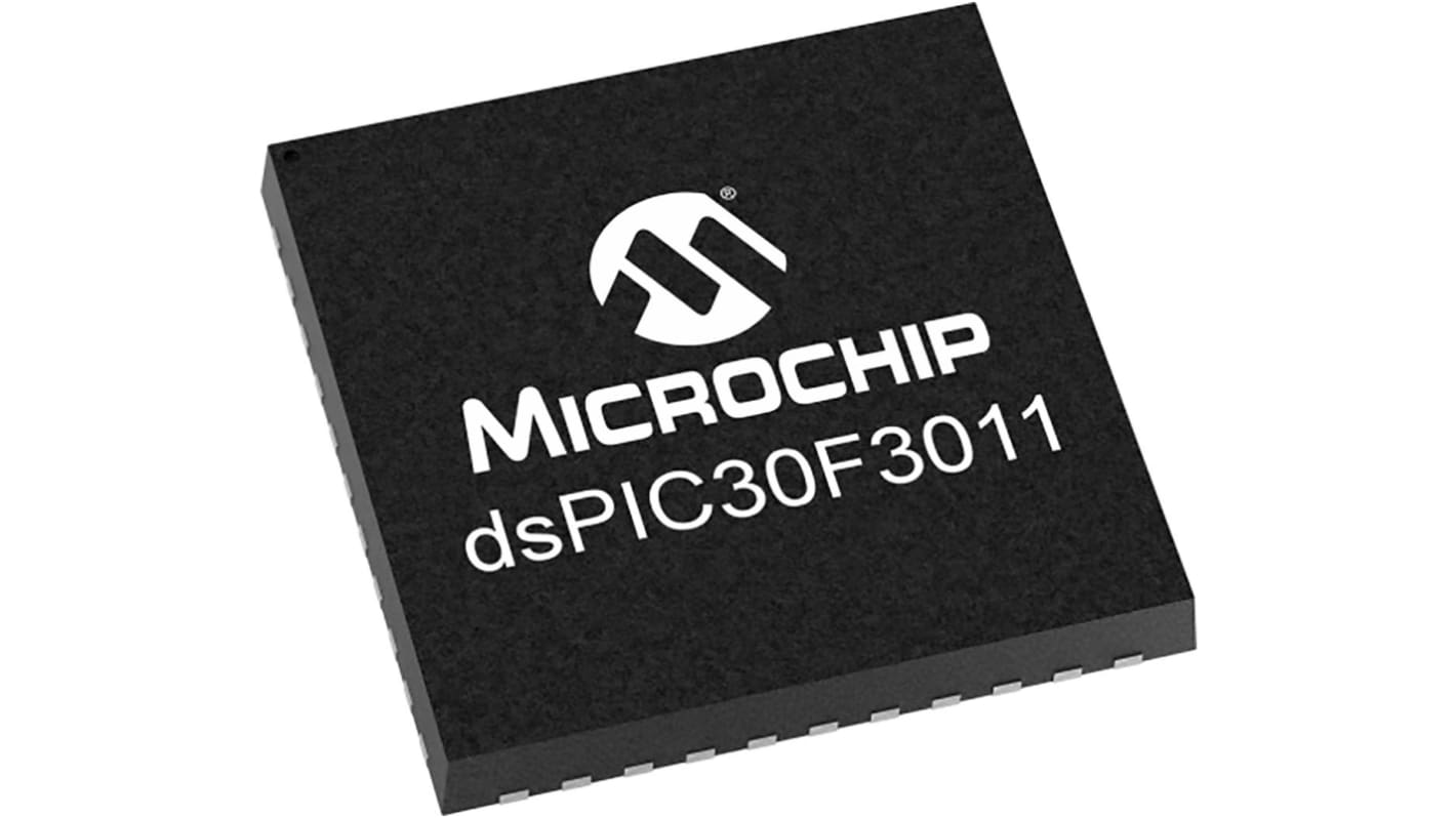 Microchip DSPIC30F3011-30I/P, 16bit dsPIC Microcontroller, dsPIC30F, 25MHz, 24 kB Flash, 40-Pin PDIP