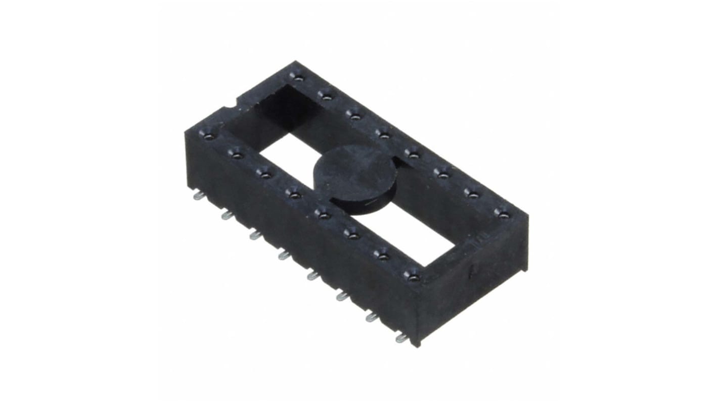 Samtec, ICF 2.54mm Pitch Vertical 16 Way, PCB Mount Stamped Pin Open Frame IC Dip Socket