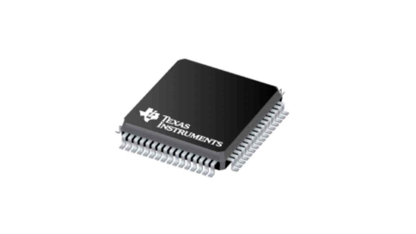 Texas Instruments MSP430F248TPM, 16bit MSP430 Microcontroller, MSP430, 16MHz, 48 kB Flash, 64-Pin LQFP