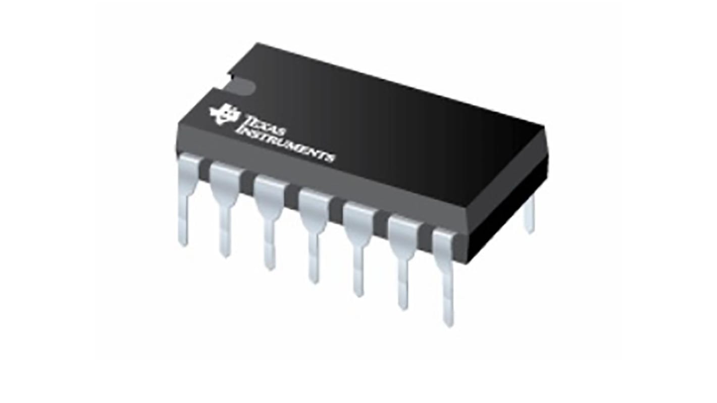 Texas Instruments Aktivfilter 2. Ordnung, PDIP 14-Pin