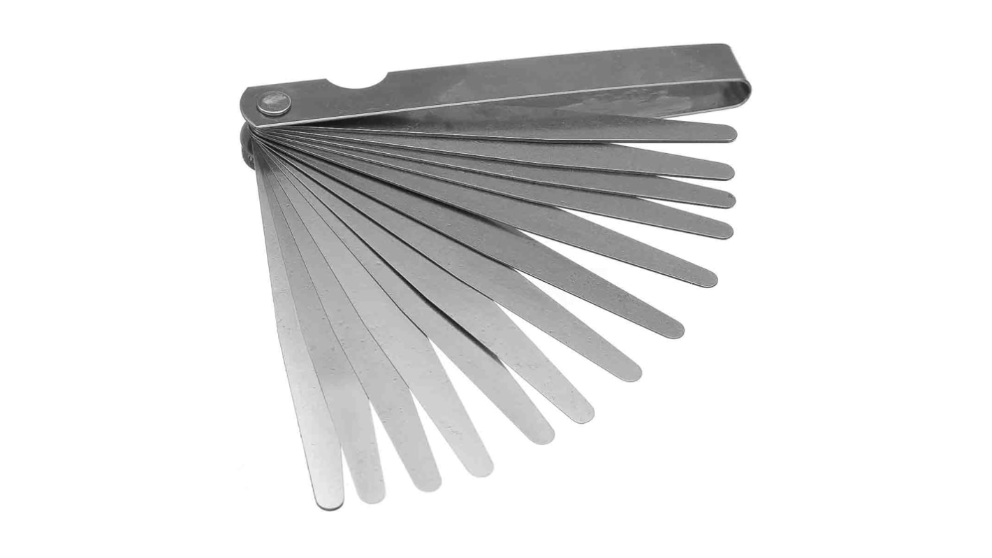 RS PRO Steel Feeler Gauge 0.5 → 1mm, 13 Blades RS