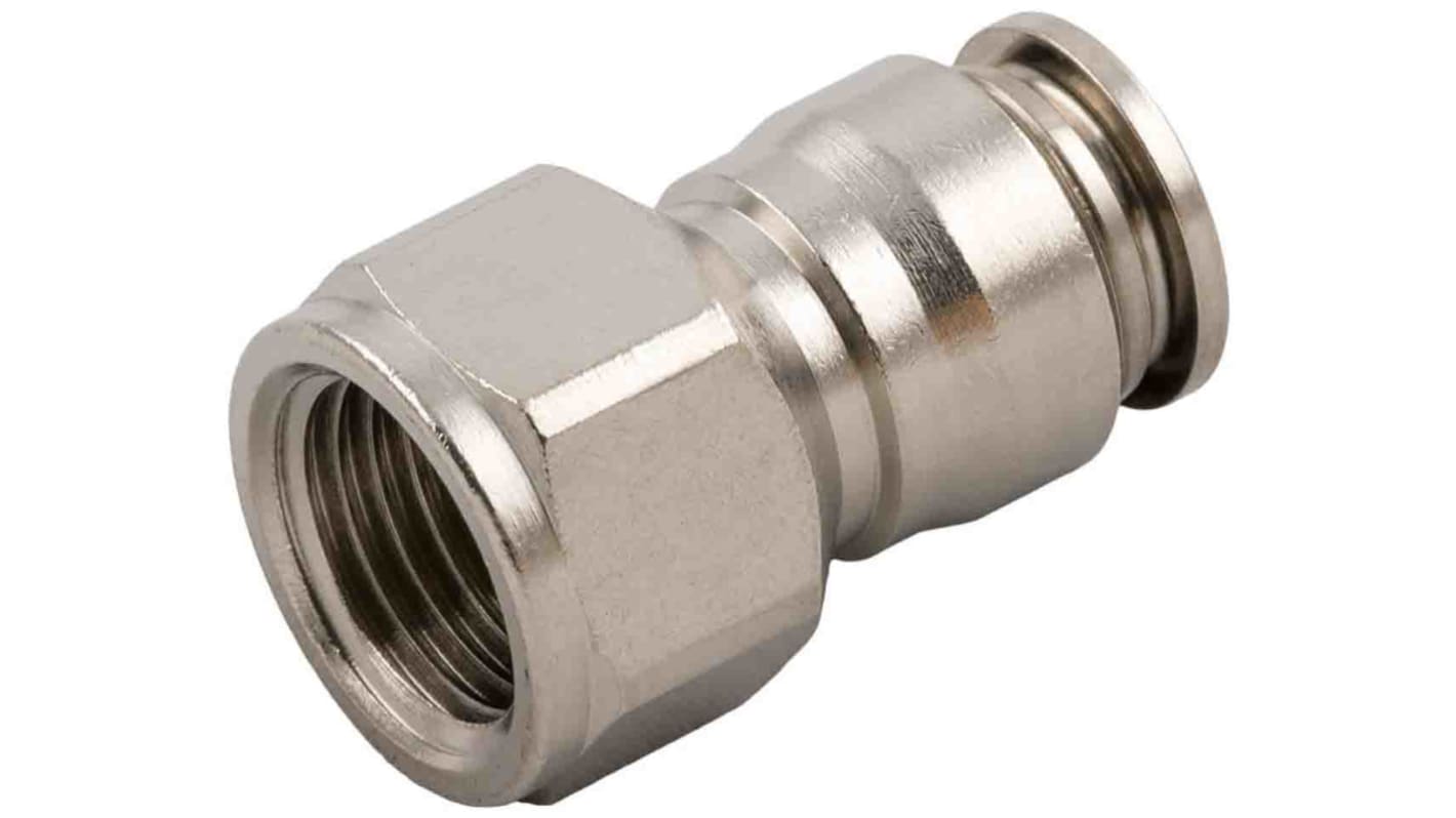 RS PRO Push-in Fitting to Push In 4 mm, Threaded-to-Tube Connection Style