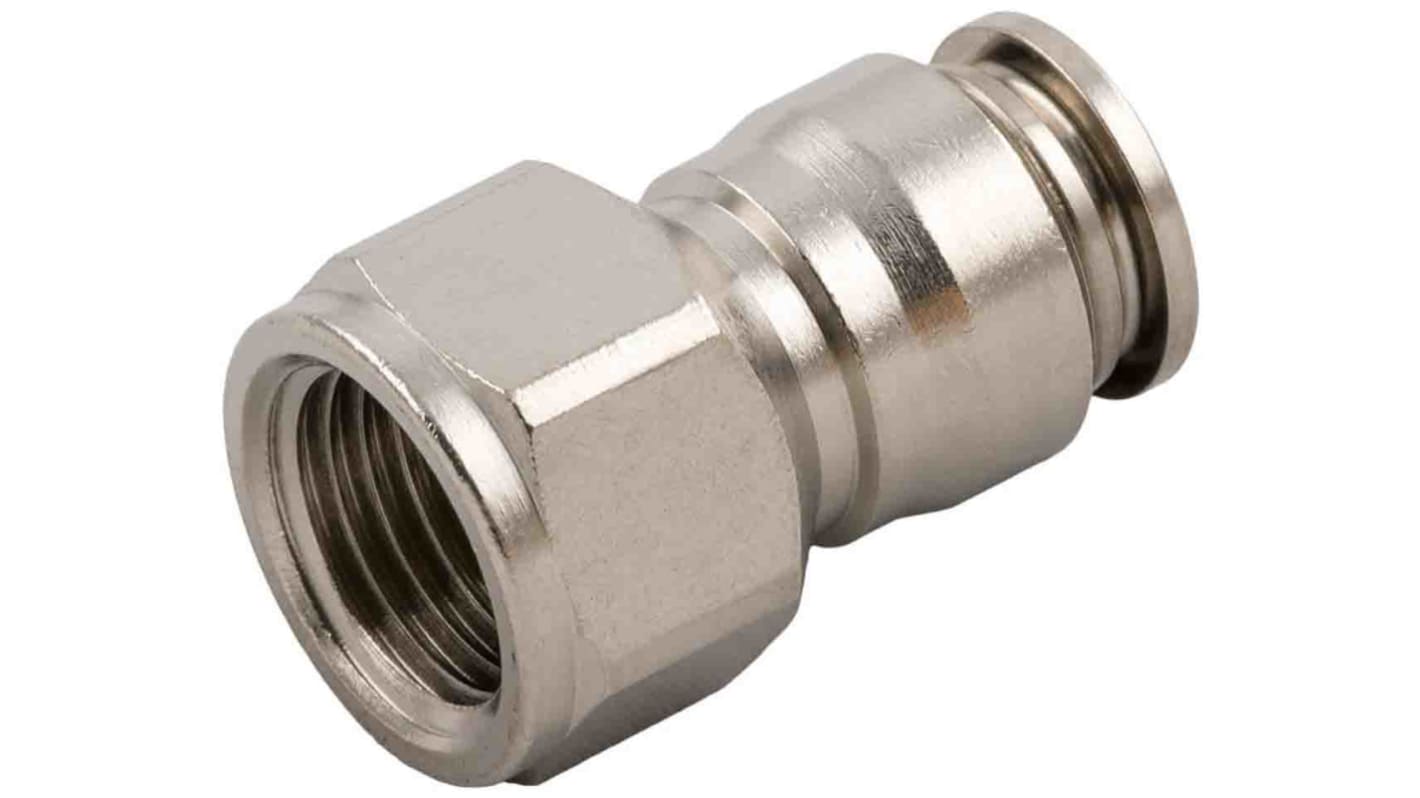 RS PRO Push-in Fitting to Push In 6 mm, Threaded-to-Tube Connection Style